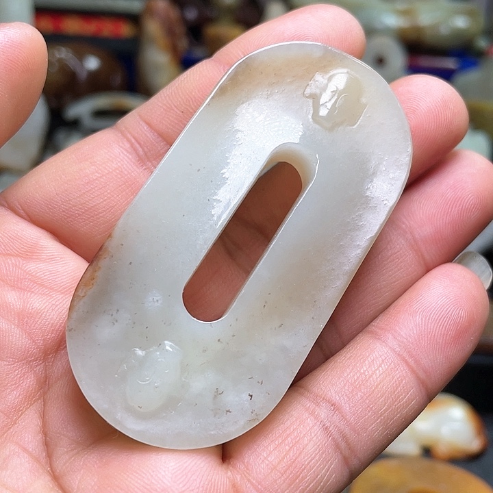 和田玉未镶嵌挂件