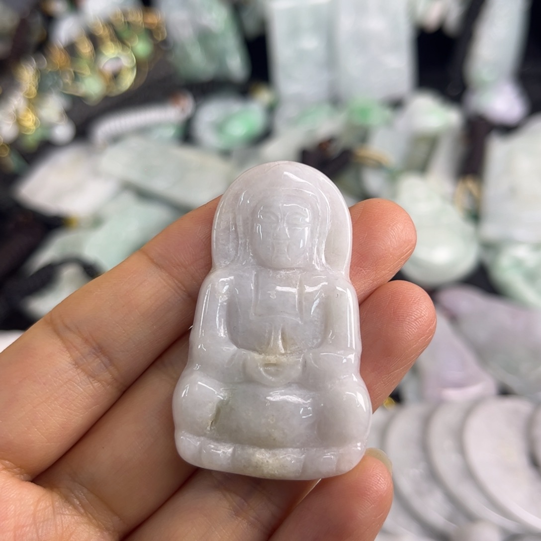 翡翠未镶嵌吊坠(不含链)瑕疵