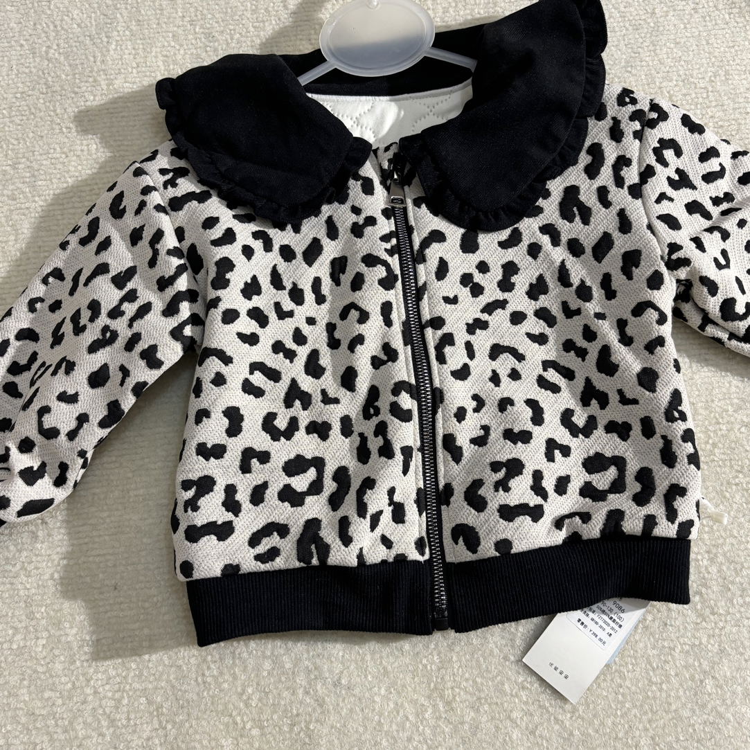 上衣女童棉服棉袄波点冬季翻领女碎花9091