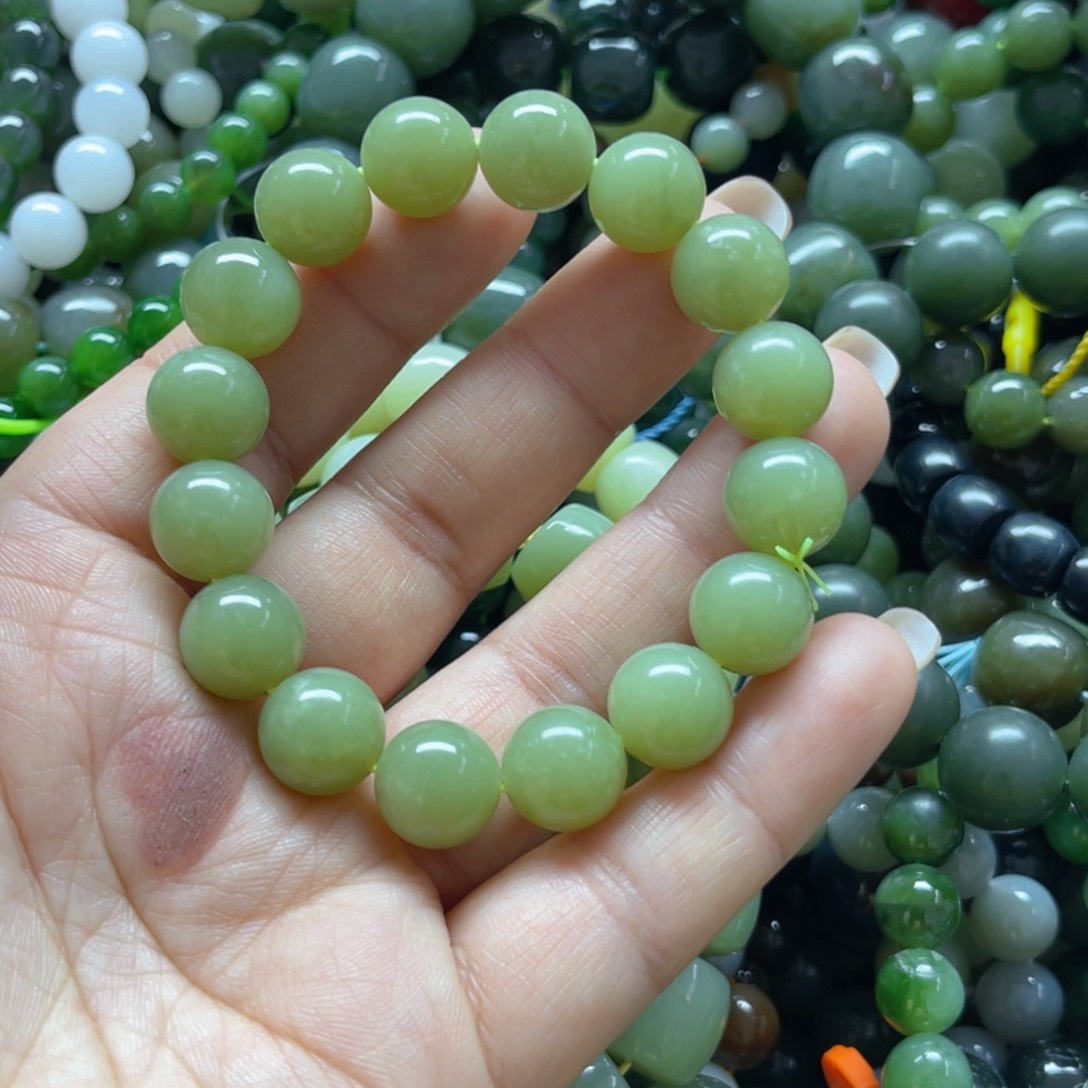 和田玉手链未镶嵌