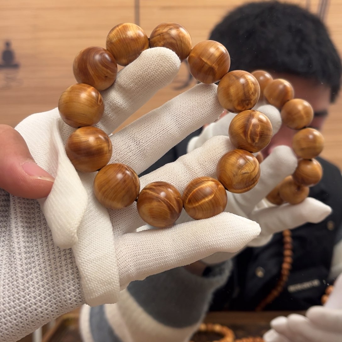 柏木（崖柏）手串/手链20闪电药香板根料福利