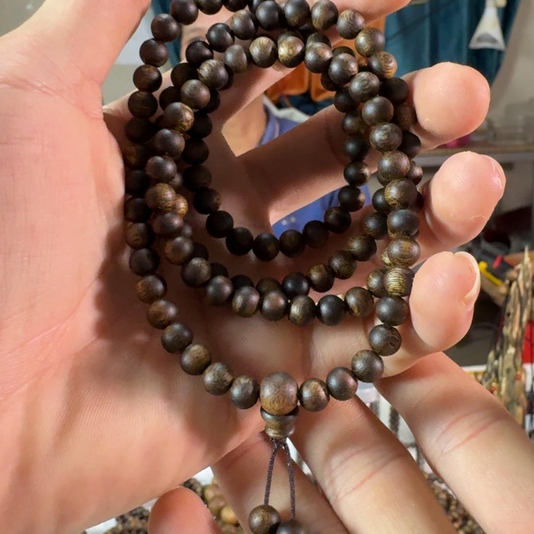 奇楠沉香手串卡0.6多圈 14.7g