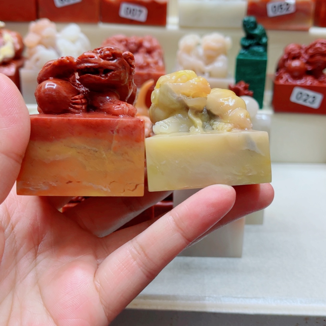 葵***光寿山石印石瑕疵处理1111111