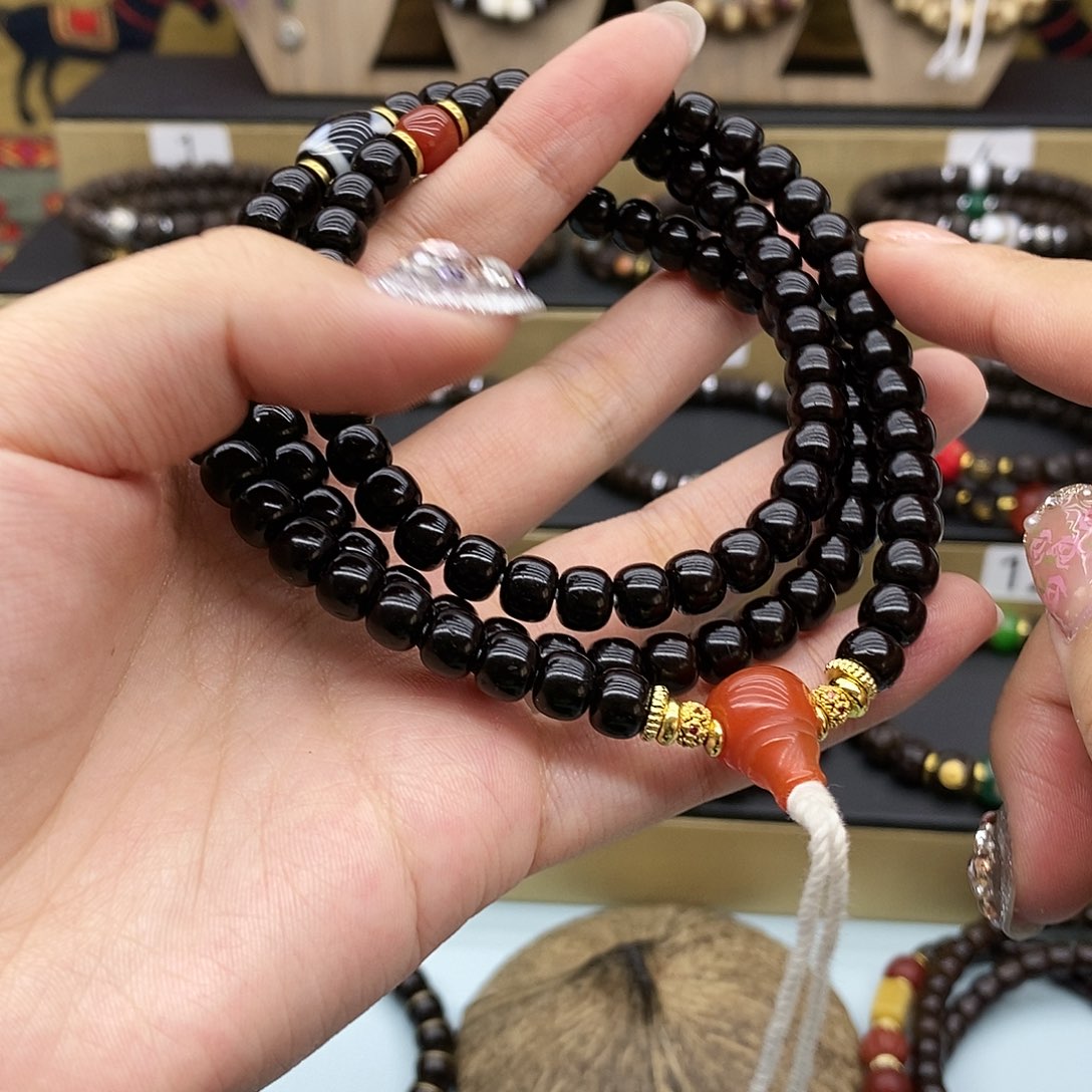 南***子椰蒂手串原生态7*6