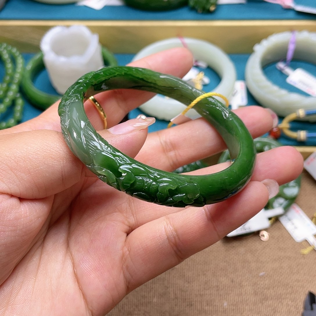 【闪购商品】和田玉手镯58圈口90未镶嵌