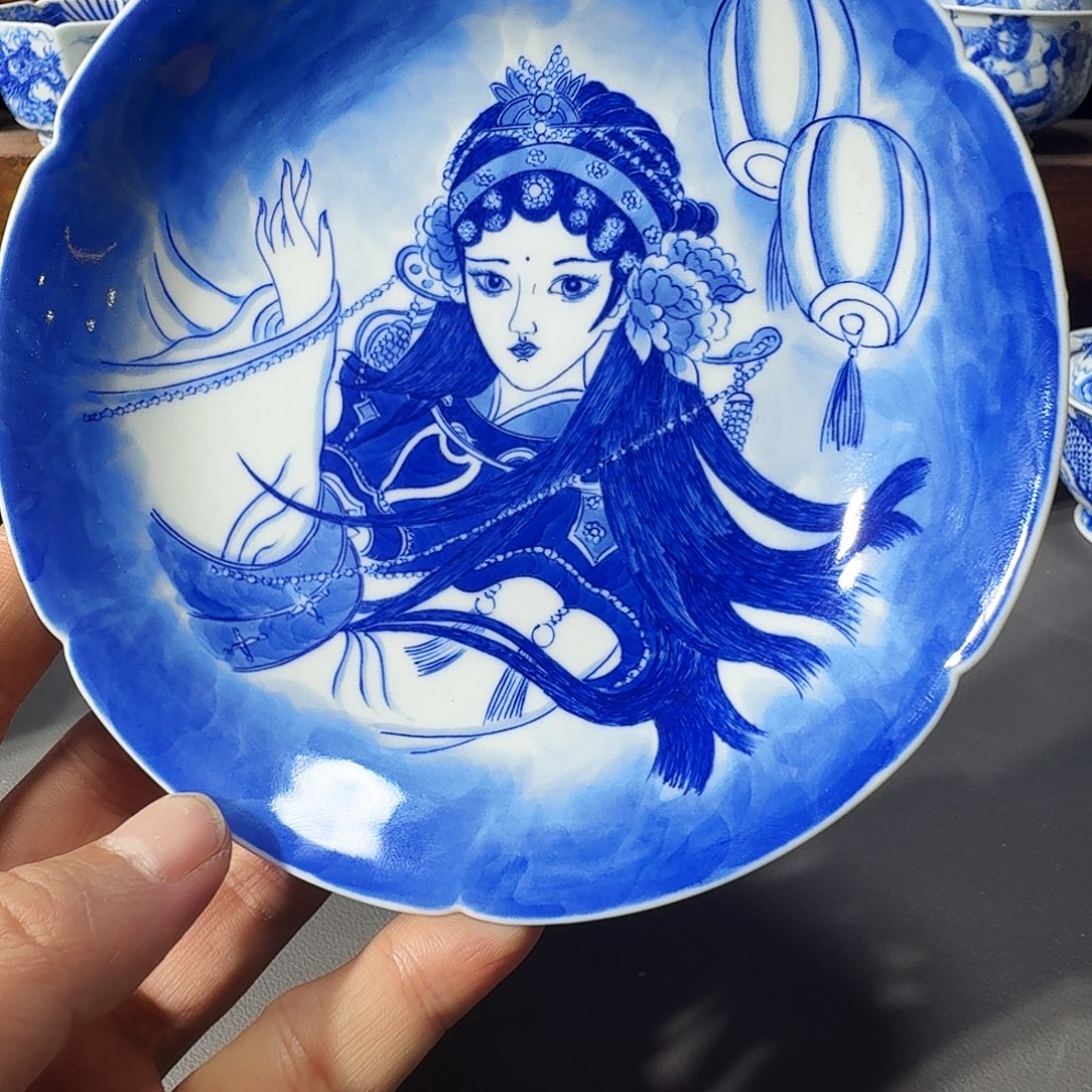 泥塑壶承手工手绘