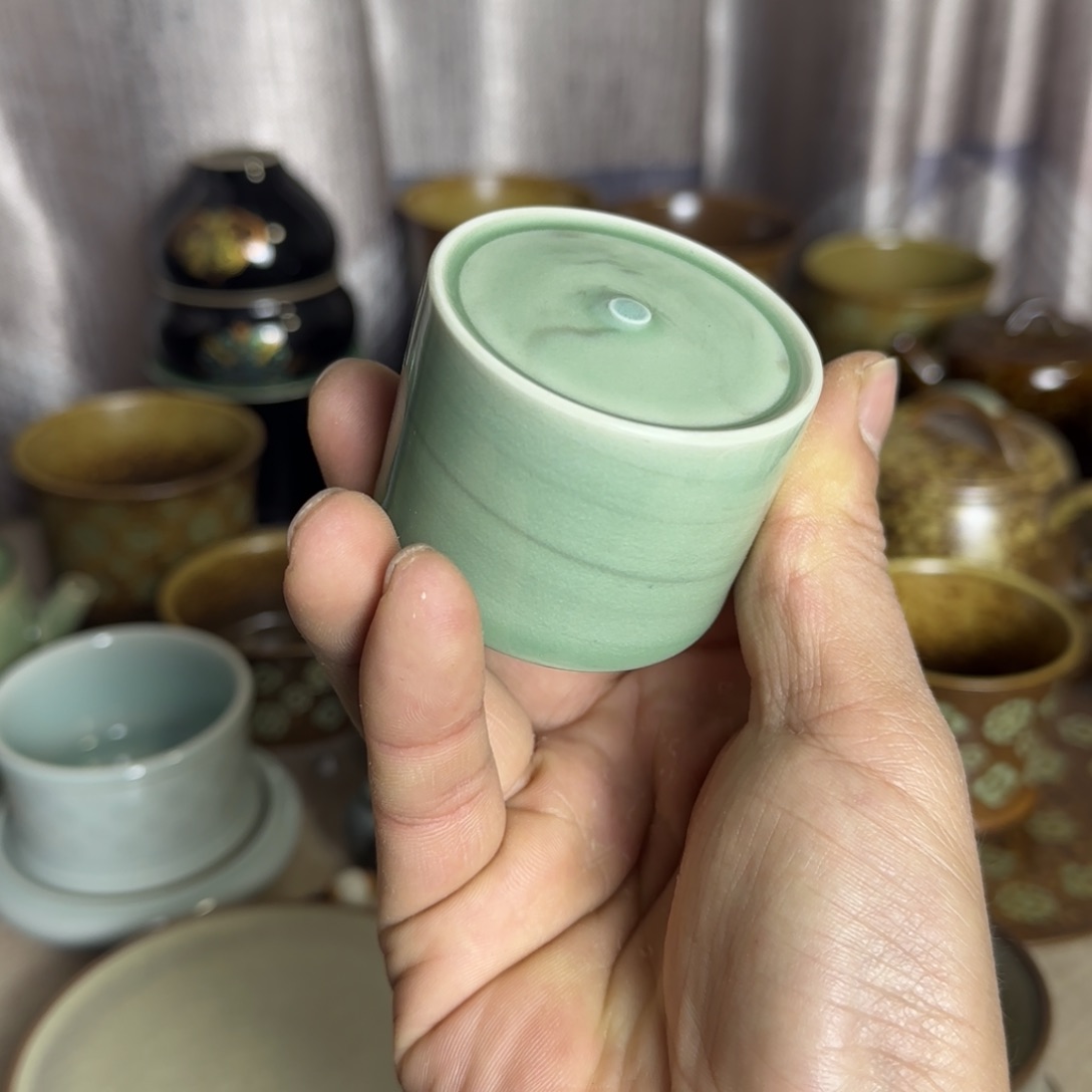 小金茶具青瓷茶器