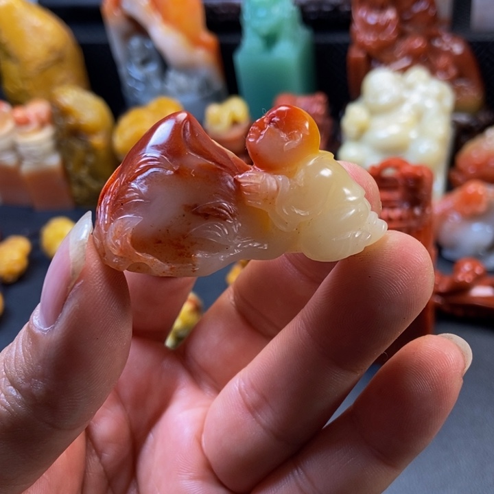 印石寿山石芙蓉石