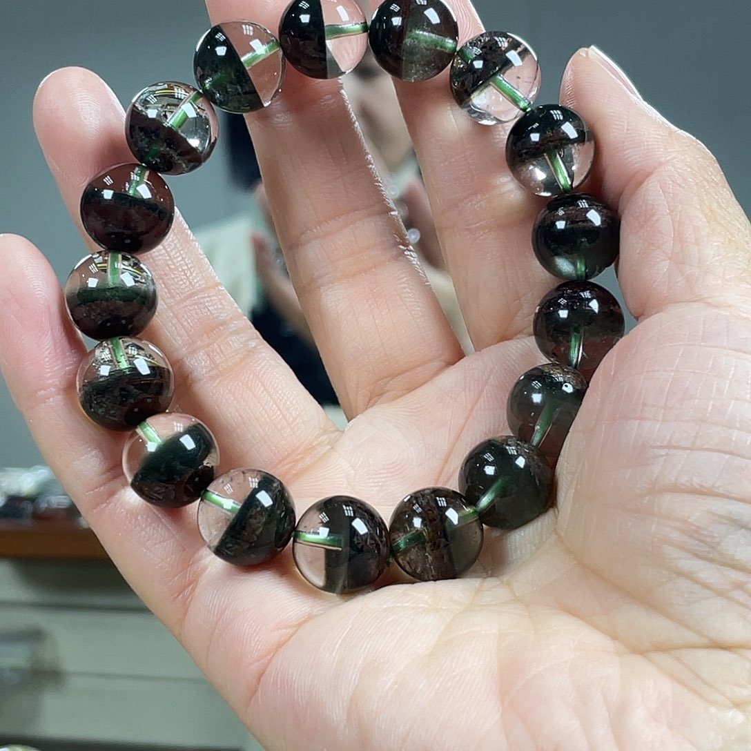 水晶手链未镶嵌聚宝盆手链12.7h