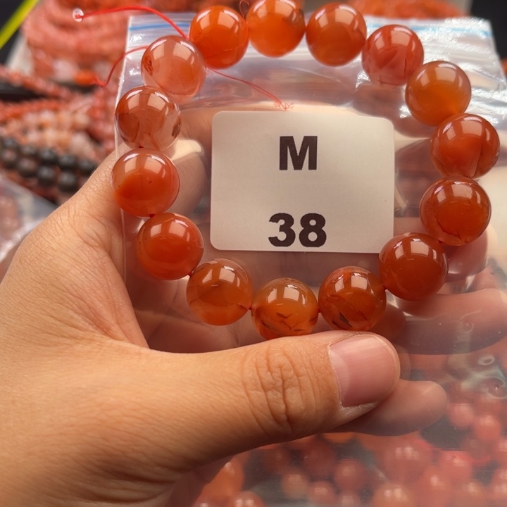 南红玛瑙未镶嵌多样性发货默认微瑕称重13mm