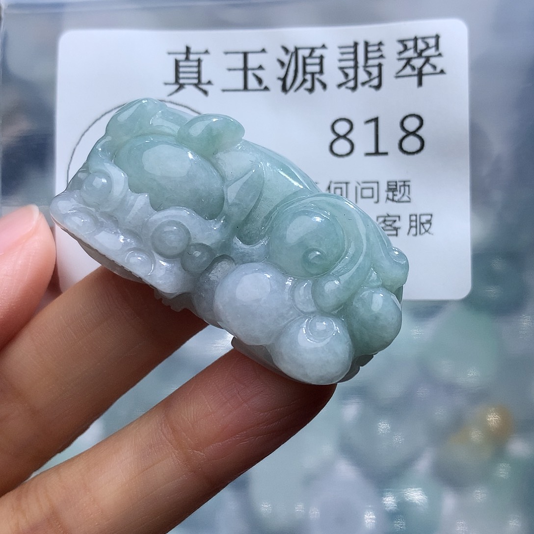 翡翠未镶嵌颈饰818