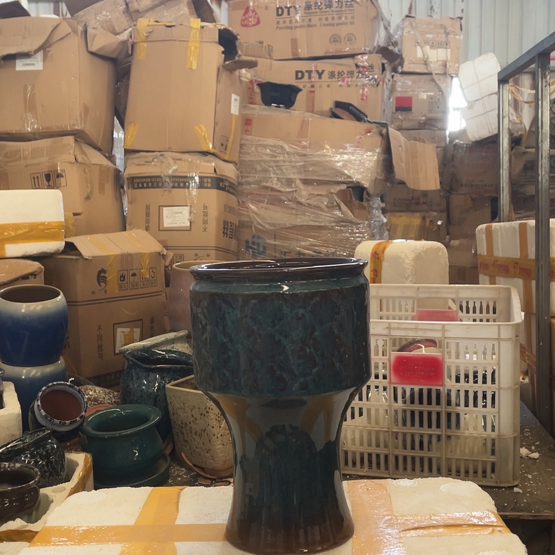 红陶宜兴紫砂花盆