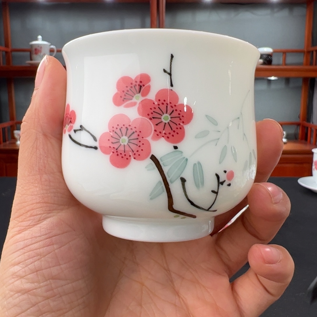 翠竹红梅福筒杯一级品