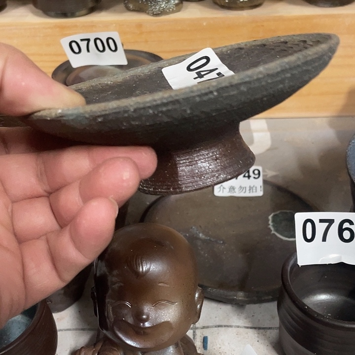 陶摆件柴烧纯手工478