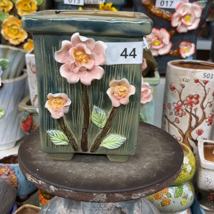 紫砂花盆粗陶材质多肉花盆