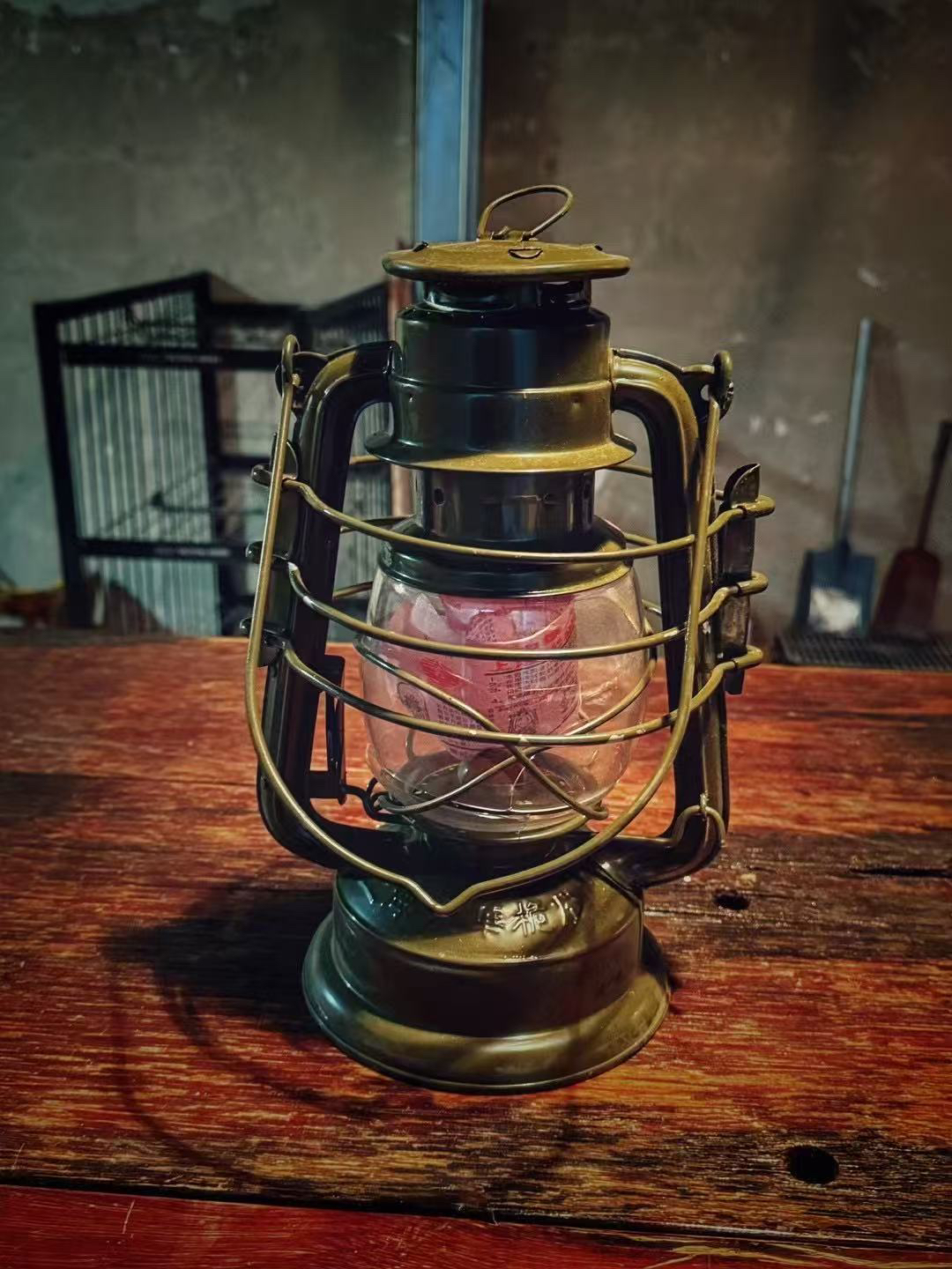 五六十年代原品全新马灯光华牌桅灯净重1.5斤