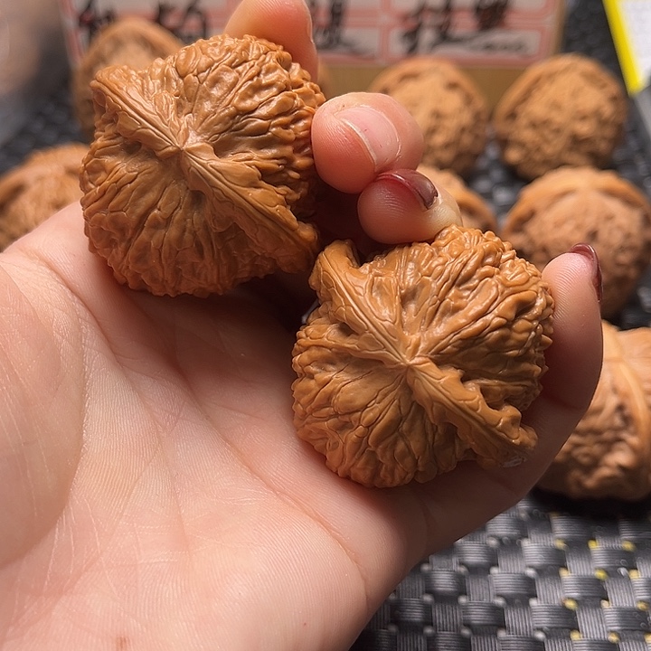 时*文玩核桃把件43白狮子