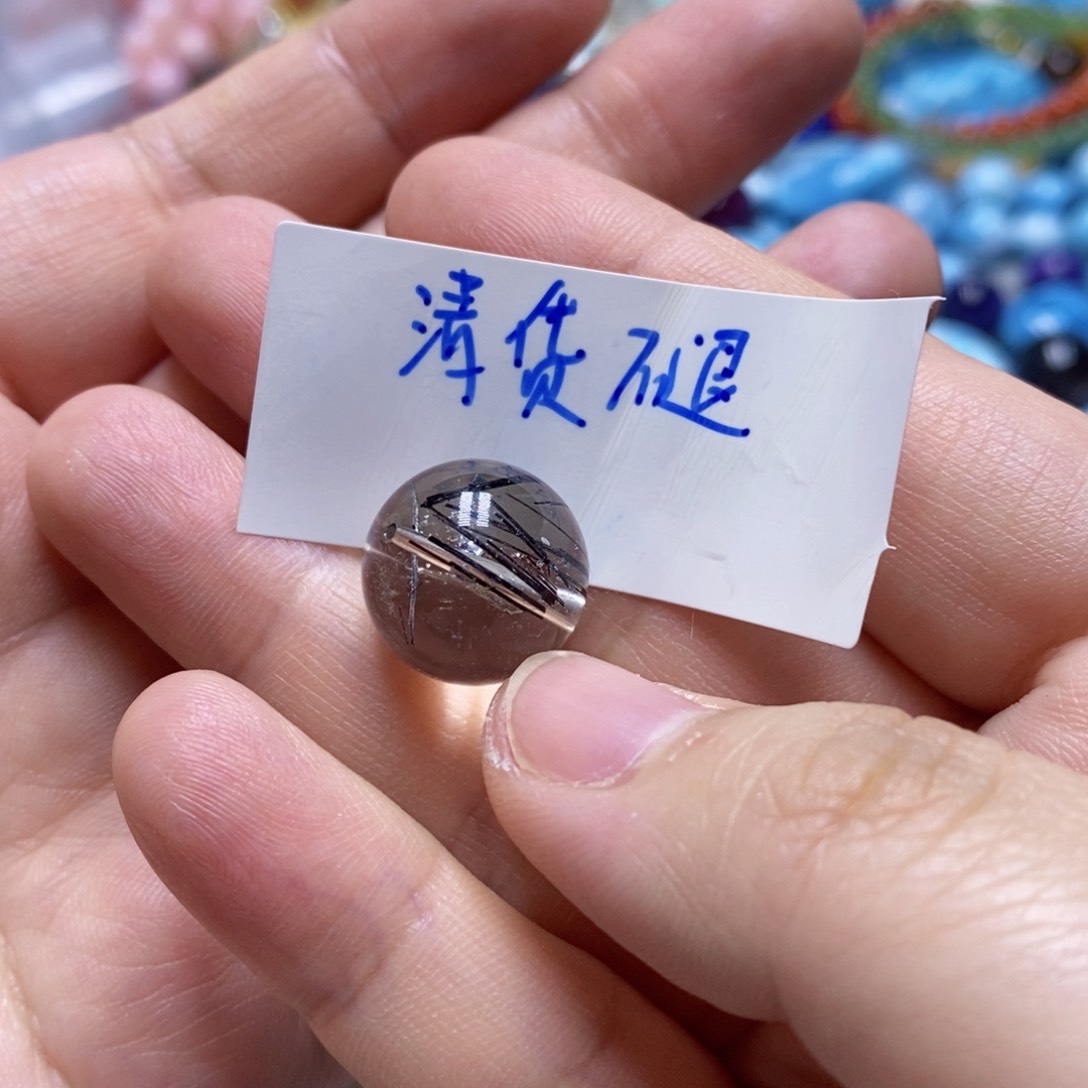 未镶嵌针钠钙石（海纹石）颈饰z****g