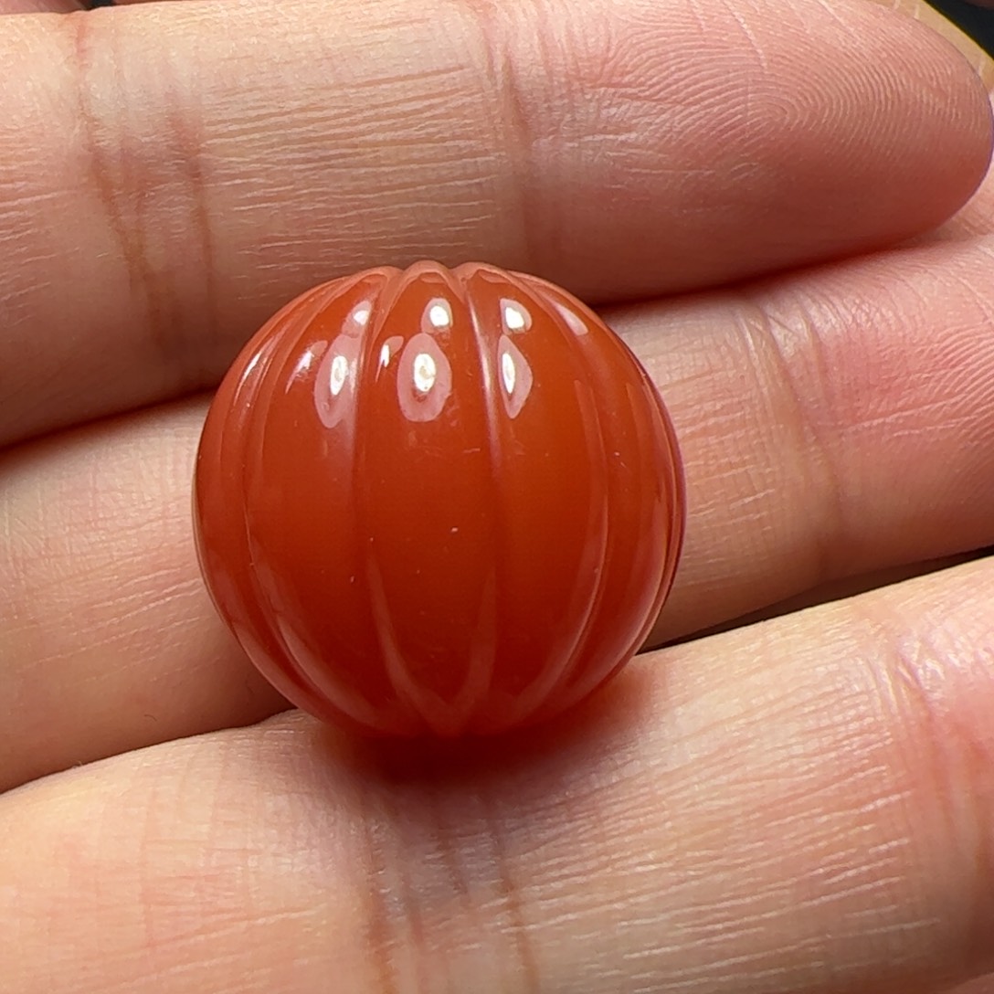 南红玛瑙珠子未镶嵌