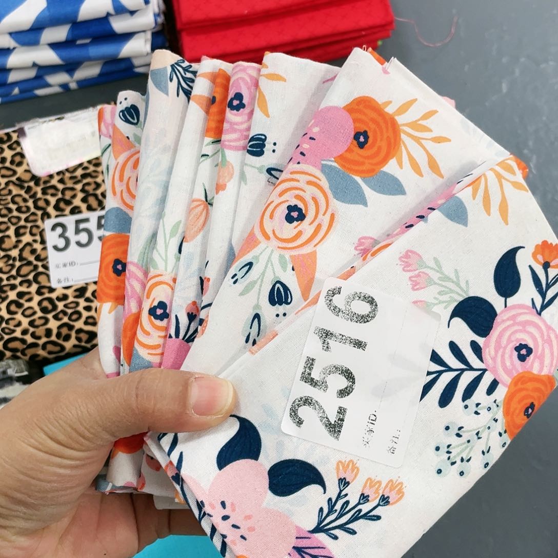 3片纯棉平布45:50一片果子布艺对面仓库