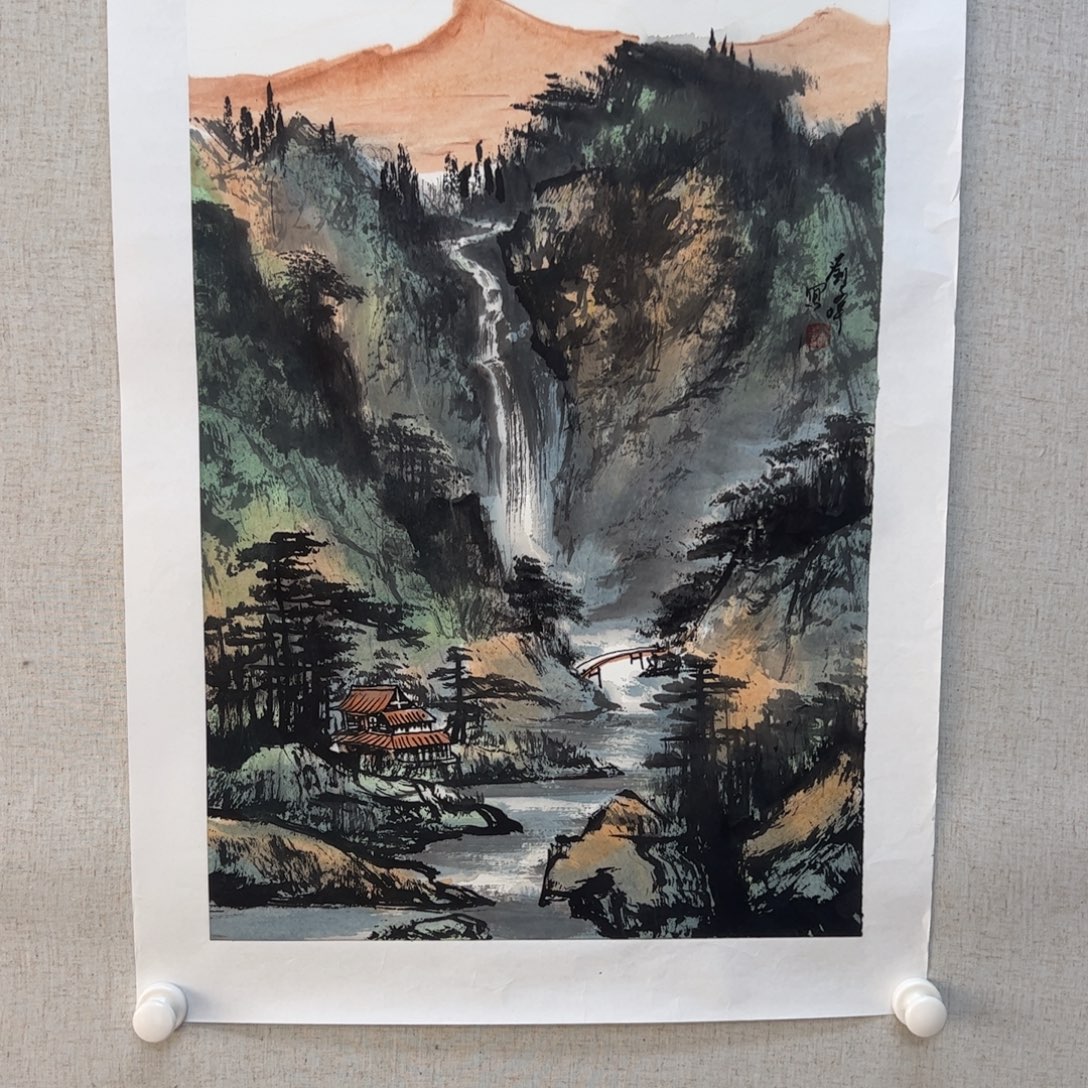 国画亲笔手绘原创作品