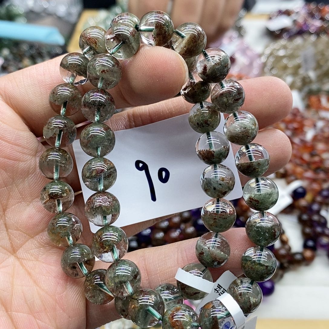 水晶手链未镶嵌多样性发货发一条