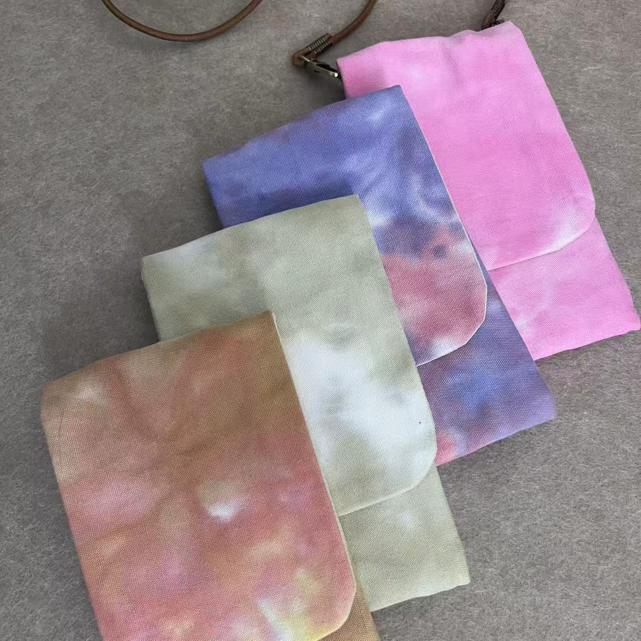 晕染手机包尺寸11*18CM 双袋