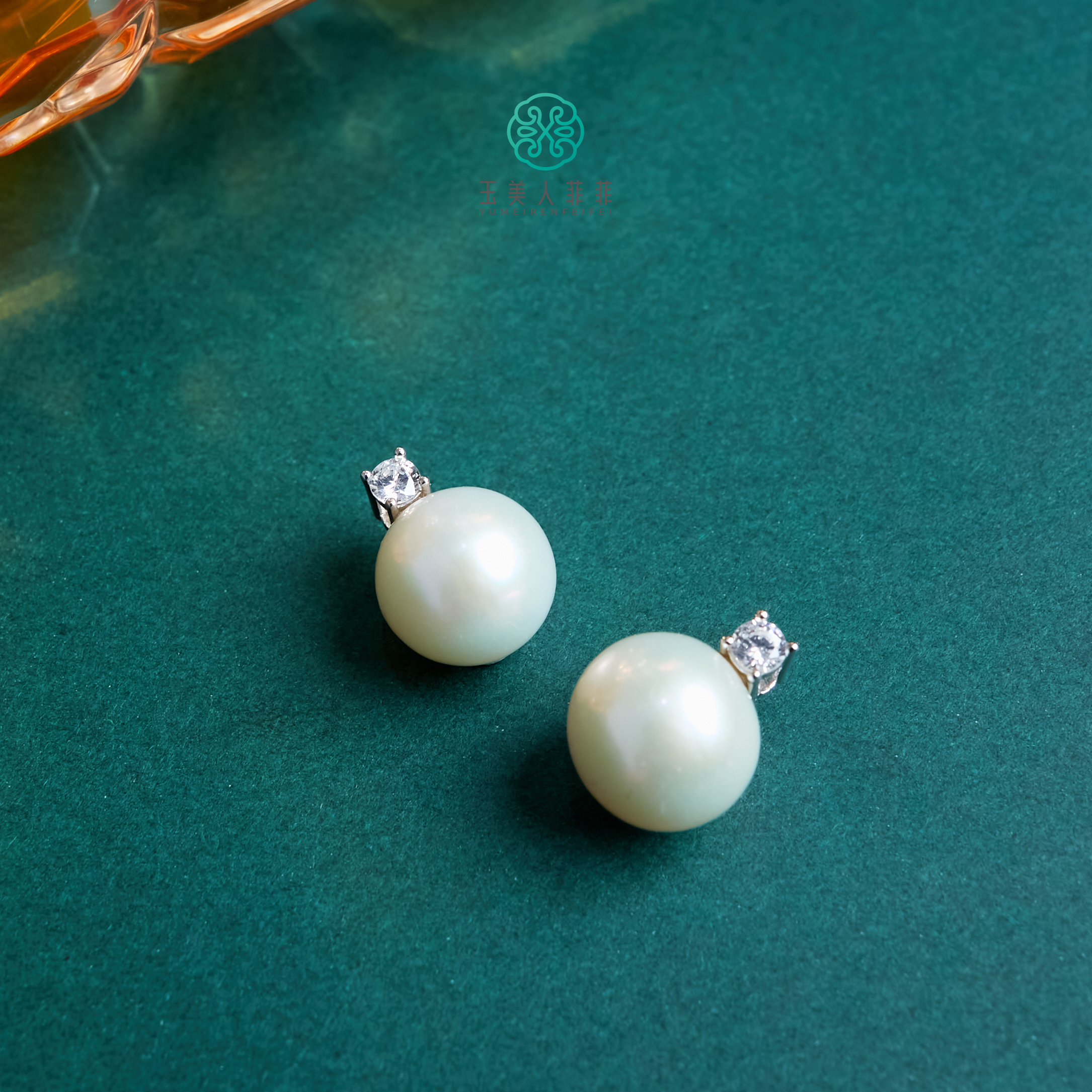 石惑珠宝~珍珠吊坠约10mm/多样性发一