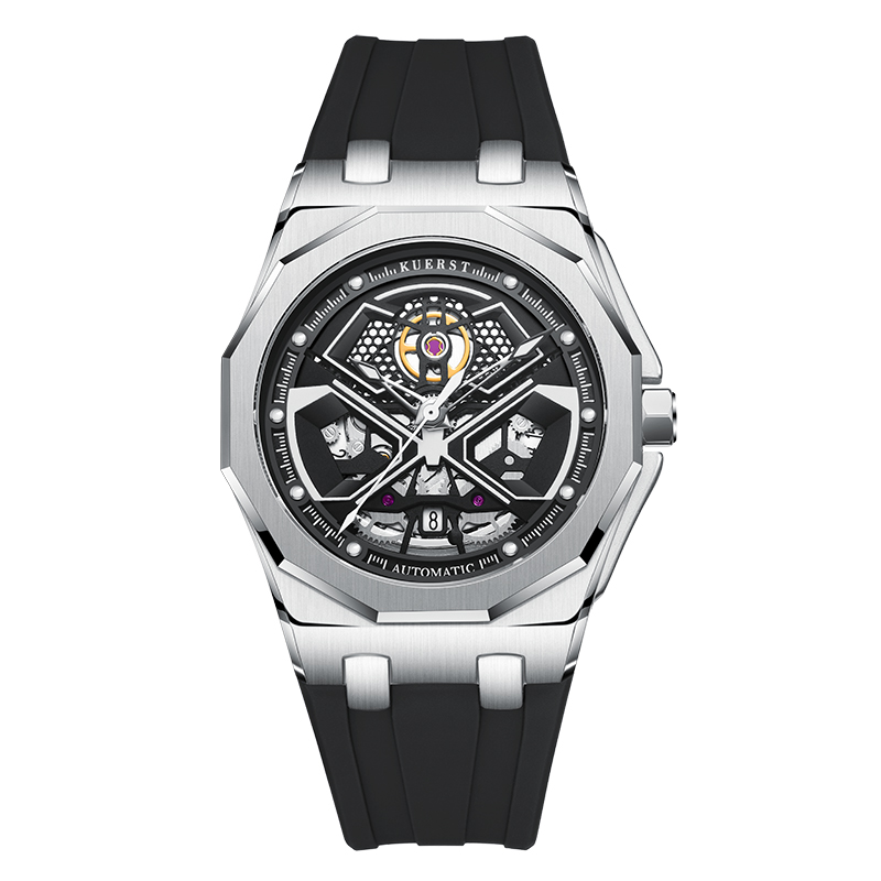 新款黑武士男士防水夜光潮流全自动机械手表轻奢时尚男款高档百搭
