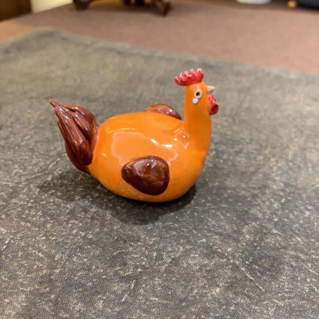 纯手工陶泥小鸡啊