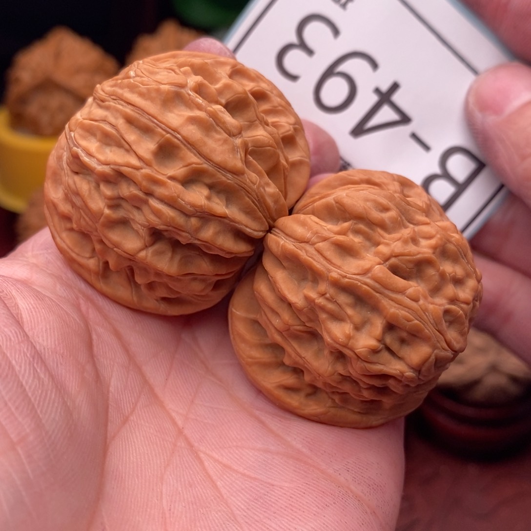 文玩核桃把件磨盘41