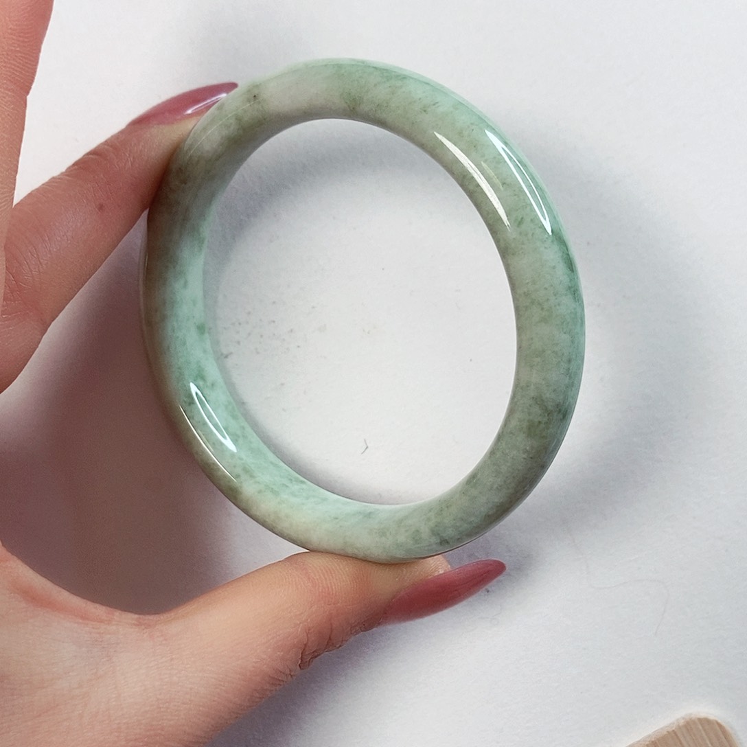 蓝田玉（蛇纹石化大理石玉）手镯未镶嵌