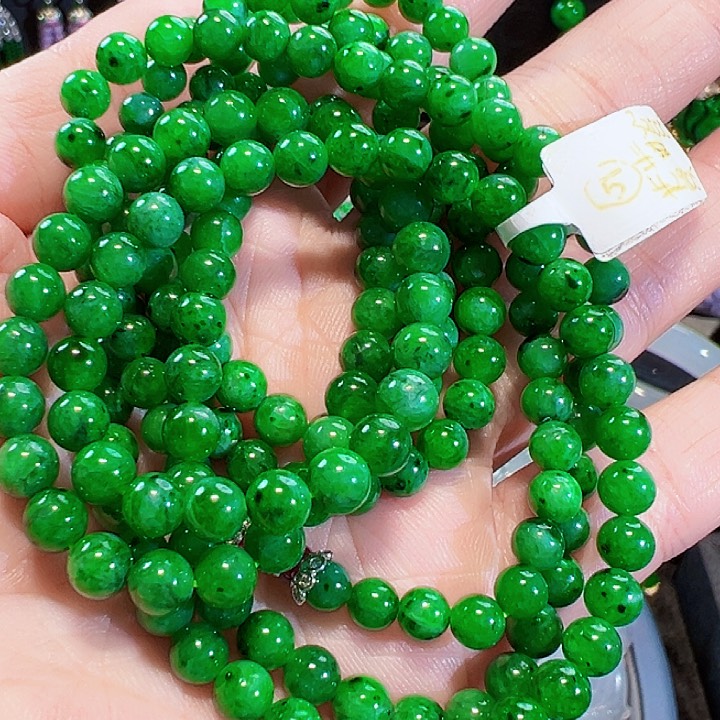 翡翠颈饰18K金镶嵌签收后24小时鉴赏期