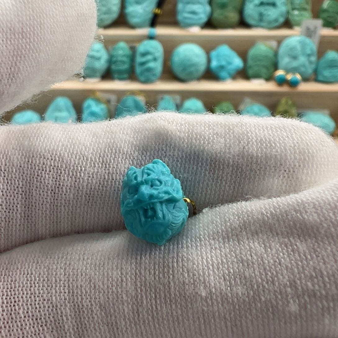 未镶嵌绿松石龙扣10.1mm