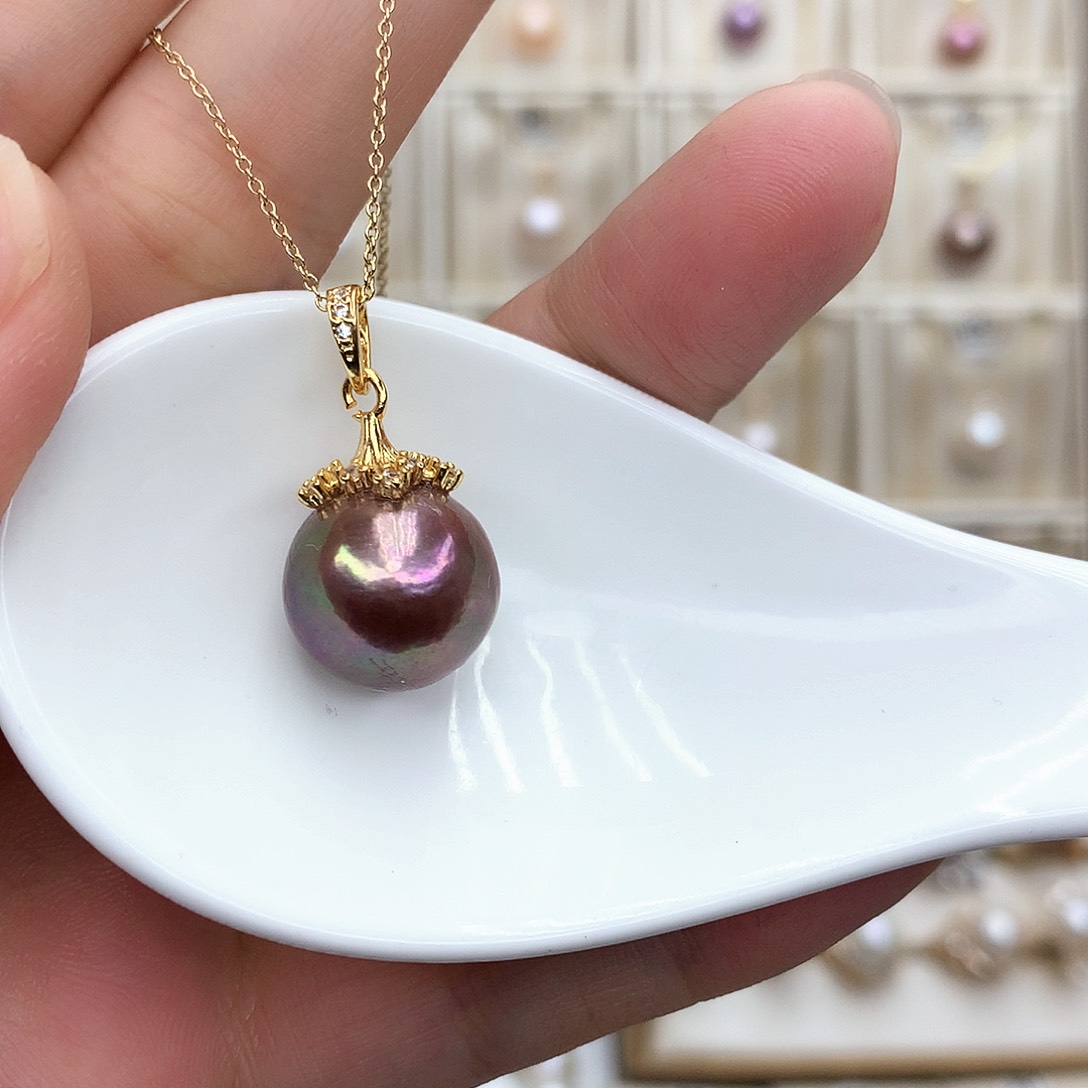 淡水珍珠颈饰合金