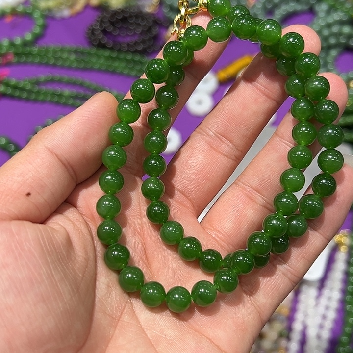 和田玉未镶嵌手串