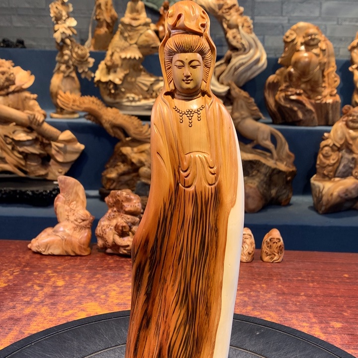 柏木（崖柏）根雕摆件