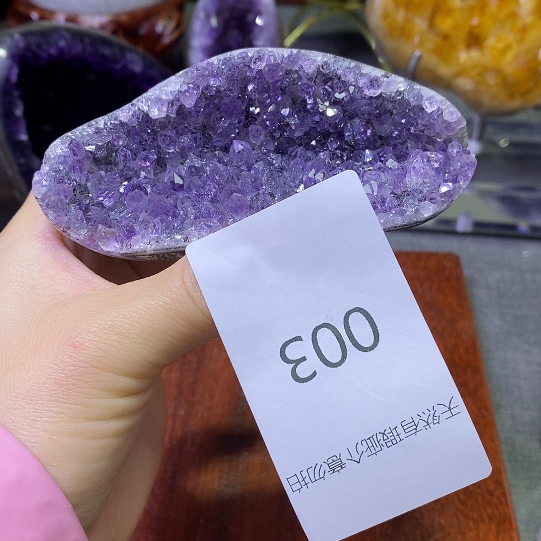 珠宝半成品未镶嵌紫晶