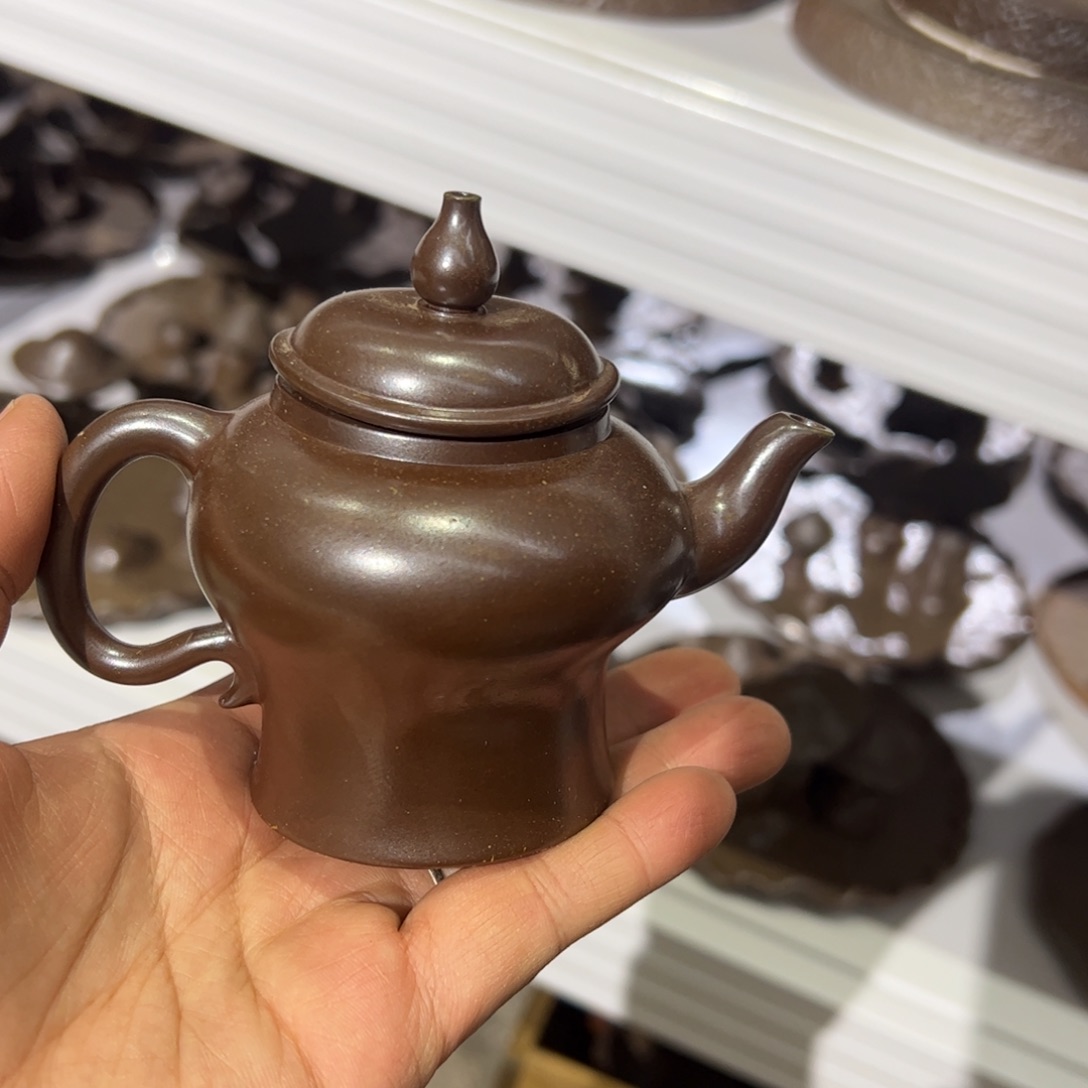 贵台龙窑柴烧茶壶45
