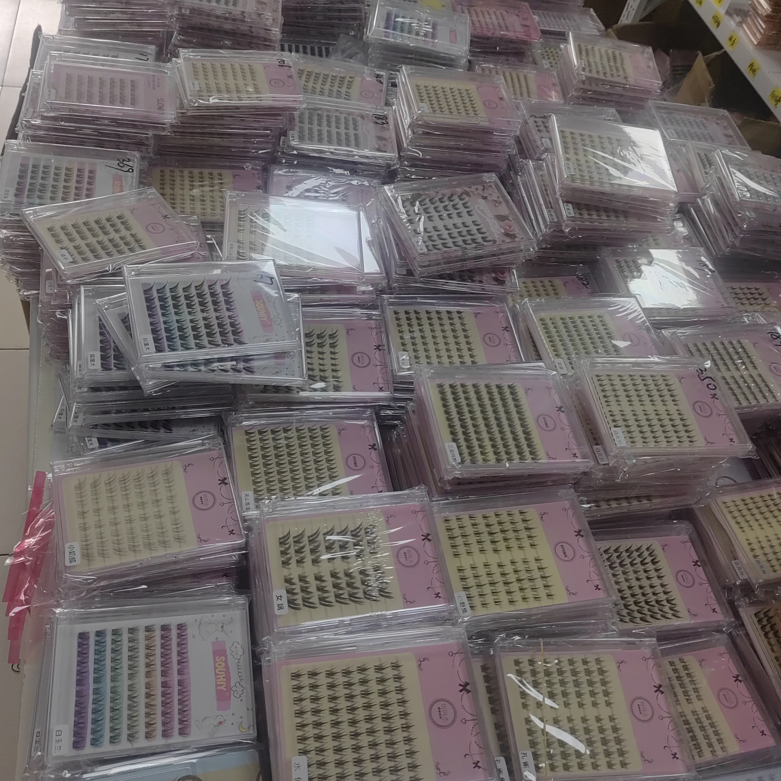 睫毛C01-200不能避免瑕疵不包破损 