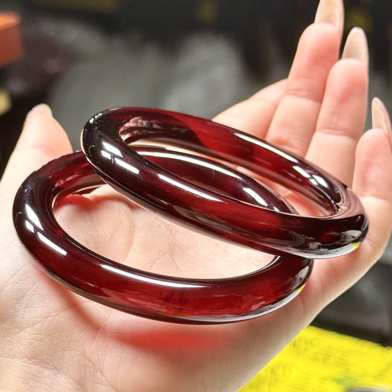 【ZX】鸽血红血珀手镯（多样性发其一）