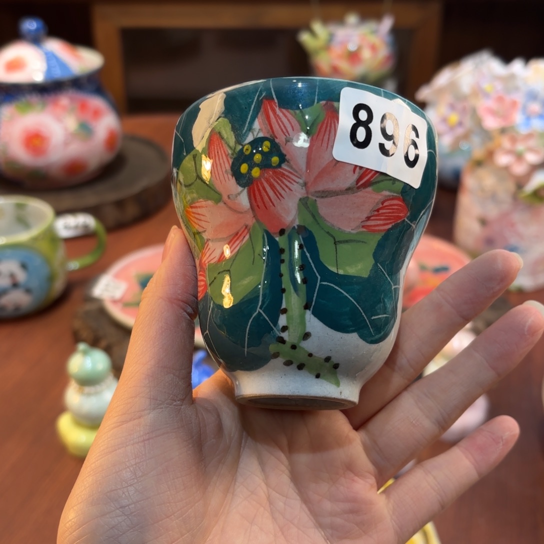 景德镇手绘高温釉下彩陶瓷茶具