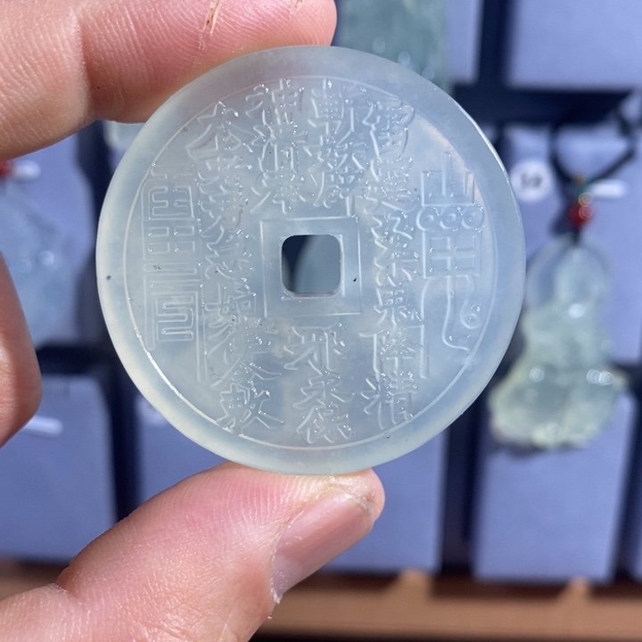 未镶嵌岫玉吊坠吊坠