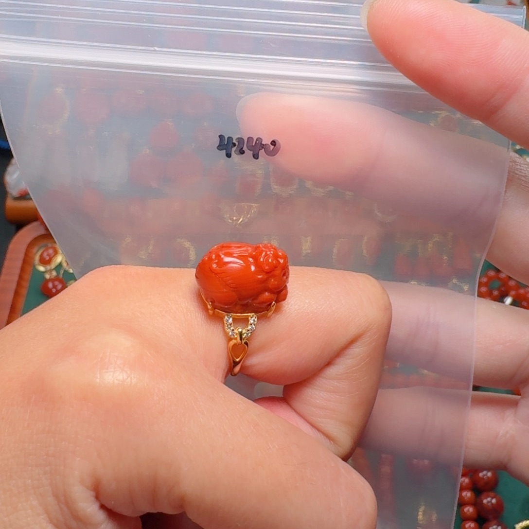 南红玛瑙南红银S925镶嵌