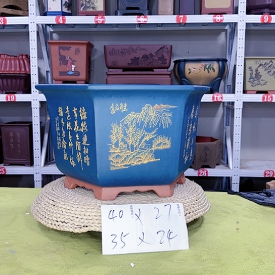 紫砂花盆宜兴紫砂厂