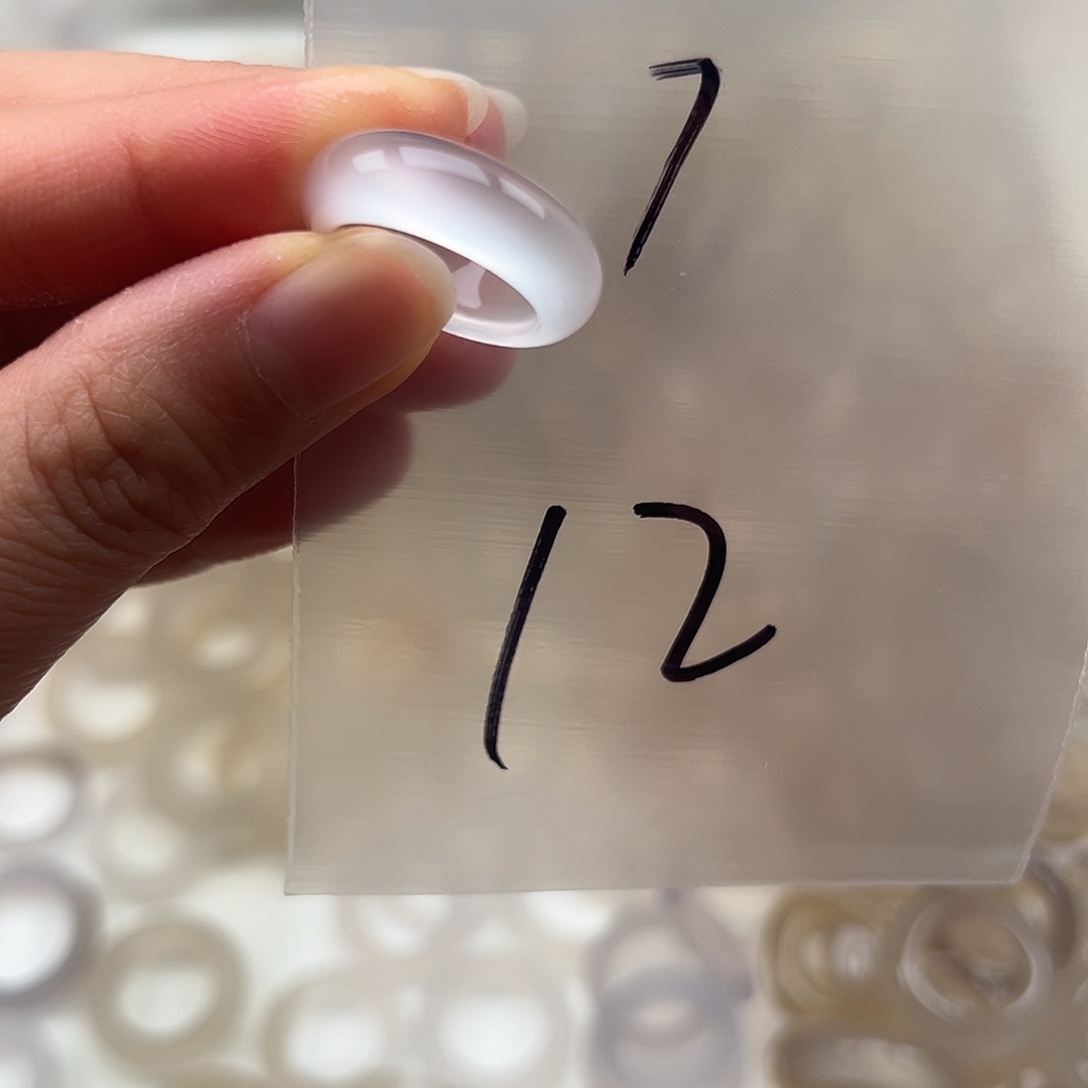 玛瑙/玉髓未镶嵌戒指