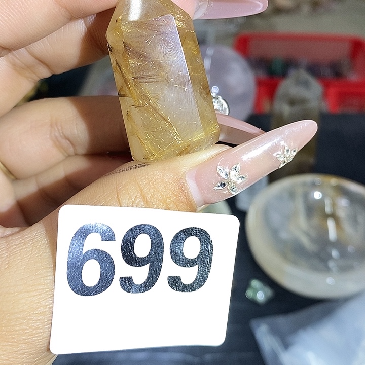 水晶未镶嵌珠宝半成品