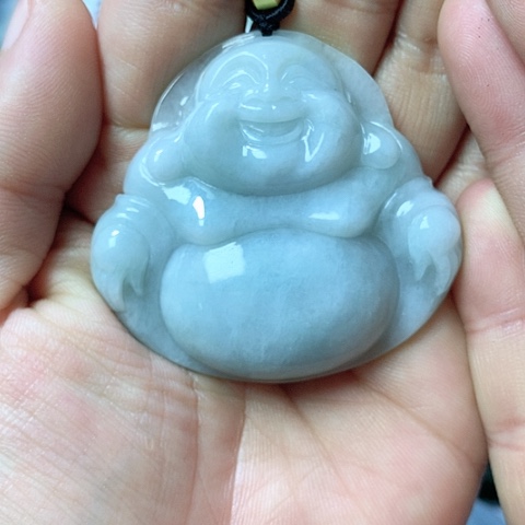 翡翠颈饰未镶嵌天然缅甸翡翠a货