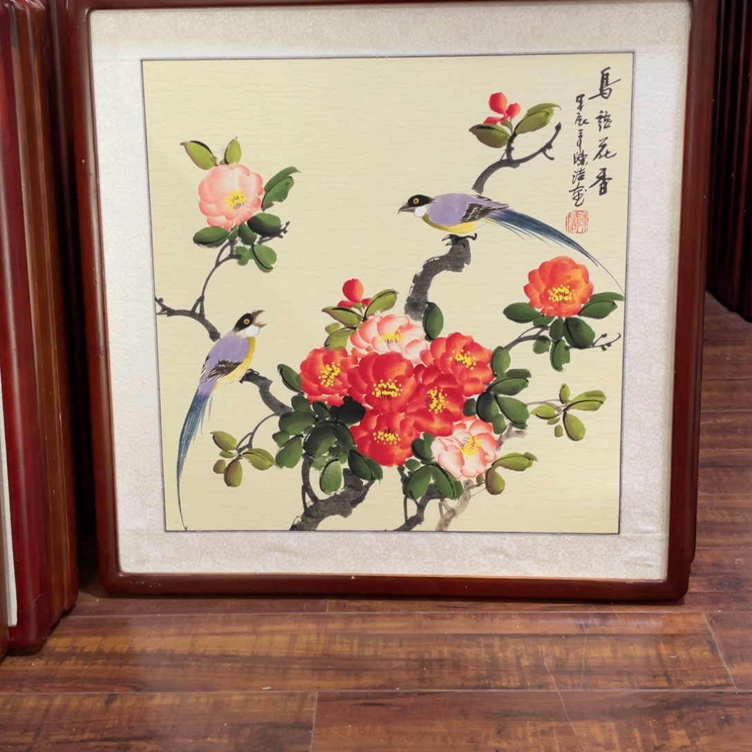 国画带框尺寸63*63厘米