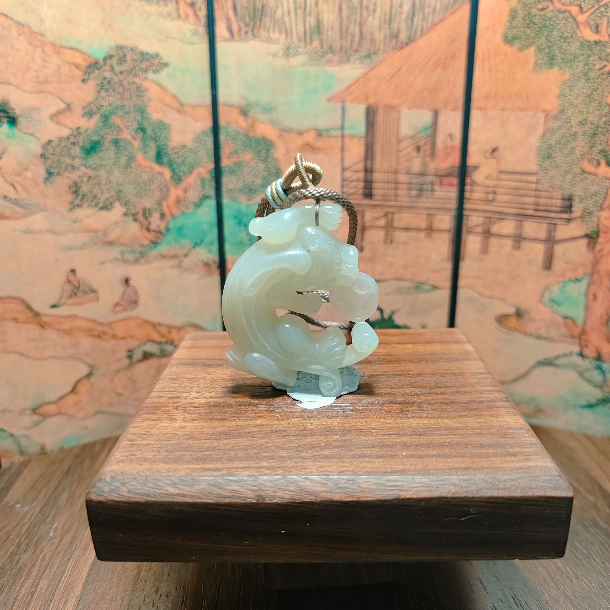 N和田玉赤龙吊坠0186